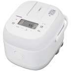 東芝｜TOSHIBA 炊飯ジャー ホワイト RC-5XW(W) [3合 /IH]