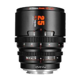七工匠｜7artisans シネマレンズ 7Artisans HOPE Prime 25mm T2.1 Super 35mm 富士フイルムXマウント ブラック 7A-HP25T21-X-B [FUJIFILM X /単焦点レンズ]