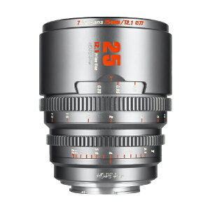 ���H���b7artisans �V�l�}�����Y 7Artisans HOPE Prime 25mm T2.1 Super 35mm �}�C�N���t�H�[�T�[�Y�}�E���g �`�^���O���[ 7A-HP25T21-M43-T [�}�C�N���t�H�[�T�[�Y /�P�œ_�����Y]