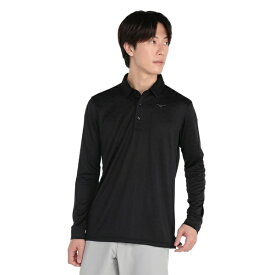 mizuno｜ミズノ メンズ オリジナル ジャガードシャツ ブラック E2JAB570 [メンズ /Mサイズ]【返品交換不可】