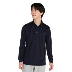 mizuno｜ミズノ メンズ オリジナル ジャガードシャツ ネイビー E2JAB570 [メンズ /Mサイズ]【返品交換不可】