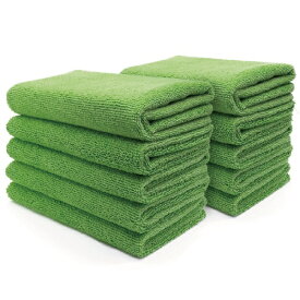 エコシャイン｜EcoShine マイクロファイバークロス 10枚入 AguaMirai グリーン