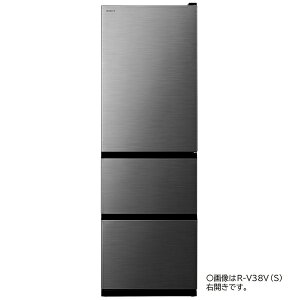 �y���������ۏ�&������{�ݒu���z �����bHITACHI �①�� V�^�C�v �O���t�@�C�g�V���o�[ R-V38VL-S [��60cm /375L /3�h�A /���J���^�C�v /2024�N]�yrb_makerA�z