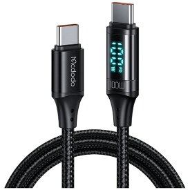 Mcdodo｜マクドド Digital HD Type-c to Type-c 100W Data Cable 1.2m ブラック BLMDCA06