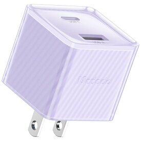MCDODO 33W 1C+1A GAN Fast Charger (US) パープル BLMDCH04-AC-PL