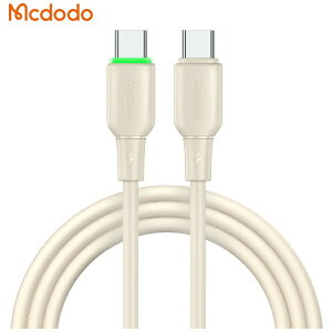 Mcdodo�b�}�N�h�h 65W Type-C to Type-C Data Cable with LED Light 1.2m �x�[�W�� BMDCA477-12-BG