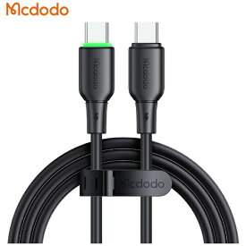 Mcdodo｜マクドド Type-C 6A Data Cable with LED Light ブラック BMCDA475-12-BK