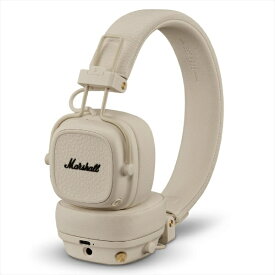 【エントリーで最大全額ポイント還元｜7/18迄】 Marshall｜マーシャル ブルートゥースヘッドホン Major V クリーム MAJOR5CREAM [Bluetooth対応 /φ3.5mm ミニプラグ]