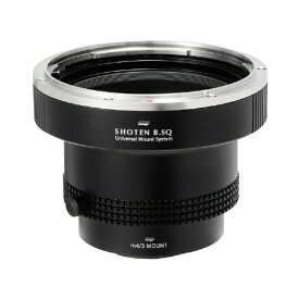 SHOTEN｜ショウテン マウントアダプター UMSシリーズ B.SQ-m43-U (ブロニカSQマウントレンズ → マイクロフォーサーズマウント変換) ブラック B.SQ-m43-U
