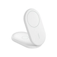 BELKIN｜ベルキン BoostCharge Qi2 2-in-1 折りたたみ式ワイヤレス充電器 ホワイト WIZ028QCWH [マルチ型…