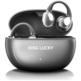 KING LUCKY｜キングラッキー 完全ワイヤレスイヤホン ブラック i239BK [ワイヤレス(左右分離) /Bluetooth対応]