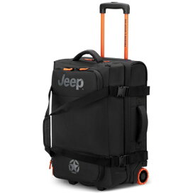 ジープ｜Jeep ソフトキャリー ボストンキャリー 大型ダッフルバッグ 機内持込 Sサイズ CASCADE カスケード ブラック J0274321000