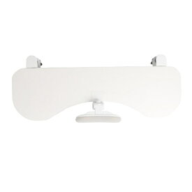 THANKO｜サンコー アームレスト [W680xD210xH160mm] 猫背を許さない！前傾防止 (クランプ式) ホワイト ARTPRFCWH