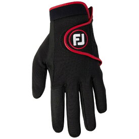 フットジョイ｜FootJoy ゴルフグローブ ウェザーグリップエクストリーム WEATHER GRIP EXTREME ブラック×レッド FGWX24BR-S [メンズ /両手装着用 /Sサイズ]