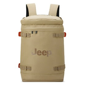 ジープ｜Jeep 筒型リュック バックパック 軽量 大容量 28 L PEAK ピーク ベージュ J0374260005