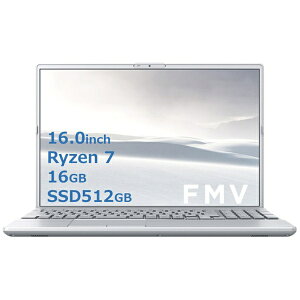 FUJITSUbxm m[gp\R FMV LIFEBOOK AH53/J3 t@CVo[ FMVA53J3S [16.0^ /Windows11 Home /AMD Ryzen 7 /F16GB /SSDF512GB /Office Home and Business /2024N10f]