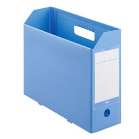 PLUS｜プラス 抗菌PPボックスファイル A4E ブルー FL-201AB