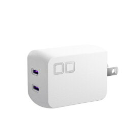 CIO｜シーアイオー Novaport DUOII 67W2C ホワイト(第2世代) CIO-G67W2C-N2-WH [2ポート /USB Power Delivery対応 /GaN(窒化ガリウム) 採用]