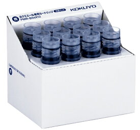 KOKUYO｜コクヨ 直液式ホワイトボード用マーカー 専用カートリッジ 12本 ヨクミエール 青 PMR-B5BX12