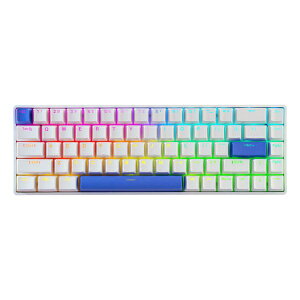 DrunkDeer�b�h�����N�f�B�A �Q�[�~���O�L�[�{�[�h(���s�b�h�g���K�[�Ή�) G65(�p��z��) �z���C�g G65-W0P03 [�L�� /USB]