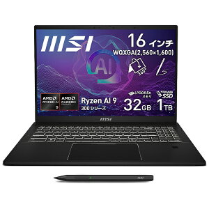 MSIbGGXAC m[gp\R Summit-A16-AI+A3HMTG-6203JP CNubN [16.0^ /Windows11 Pro /AMD Ryzen AI 9 /F32GB /SSDF1TB /2024N10f]
