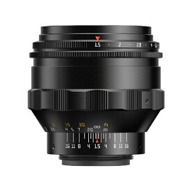 銘匠光学｜メイショウコウガク カメラレンズ TTArtisan 75mm f/1.5 フルサイズ ぐるぐるボケ M42マウント ブラック TT-75F15-M42-B [単焦点レンズ]