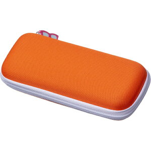 パール|Pearl ファスナー式 ソフト メガネケース SSC-3 OR オレンジ