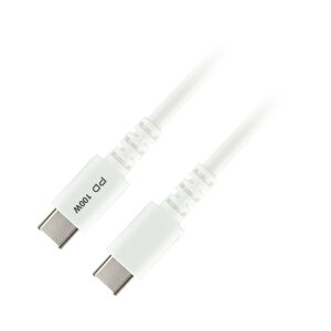 GREEN HOUSEbO[nEX Type-C to CP[u USB2.0 PD100WΉ 1m GH-UCCCC10-WH [USB Power DeliveryΉ]