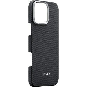 PITAKAbs^J Ultra-Slim Case for iPhone 16 Pro Maxi6.9C`j A~h@ۃP[X [ubN/OC] ubN/OC KI1601PMA