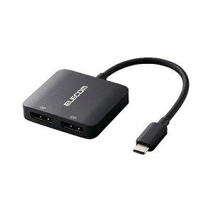 yGg[ōőSz|CgҌb11/5z ELECOMbGR fϊA_v^ [USB-C IXX DisplayPortx2] 8KΉ ubN AD-CDP2BK2
