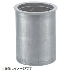 トラスコ中山｜TRUSCO NAKAYAMA クリンプナット薄頭アルミ　板厚1.5　M4X0.7　33入　TBNF4M15A