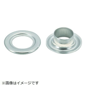 トラスコ中山｜TRUSCO NAKAYAMA 両面ハトメ　アルミ製　サイズ7mm　PTHPA7 （1パック50組）