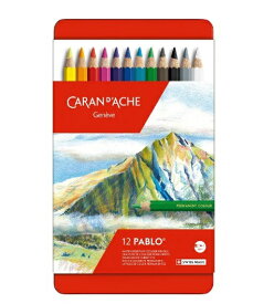 カランダッシュ｜Caran d’Ache 油性色鉛筆 Pablo(パブロ) 12色セット 0666-312