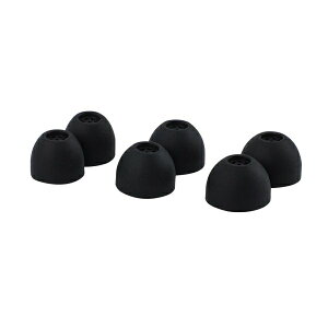KIWIEARSbLECEC[Y C[s[X S/M/L e1yA ubN Flex Ear Tips - Black
