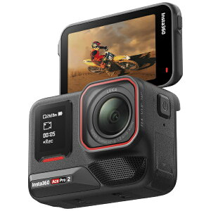 INSTA360�b�C���X�^360 �A�N�V�����J���� Insta360 Ace Pro 2�i�V���O���o�b�e���[�j �~�b�h�i�C�g�u���b�N ACEPRO213/CINSBBGA [�h��]