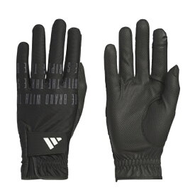 【まとめ買いで最大15％OFFクーポン(7/16まで）】 アディダス｜adidas ゴルフグローブ ウォームグリップ コンフォート グローブ ブラック×ホワイト JTY36 [メンズ /両手装着用 /Mサイズ]【rb_makerD】