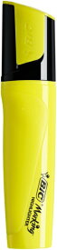BICジャパン｜BIC JAPAN 蛍光マーカー [太 4.8mm/細 1.7mm] ハイライターフラット イエロー MHLFLT-YLW