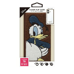 PGA�b�s�[�W�[�G�[ iPhone 16�p �N���A�t���b�v�P�[�X Premium Style �h�i���h�_�b�N PG-D24ACF03DND