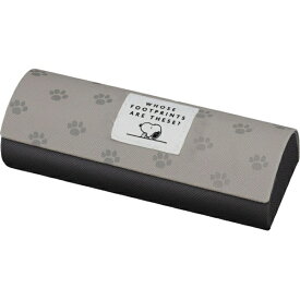 パール｜Pearl スヌーピー クロス付き メガネケース 094432 誰の足跡？