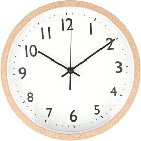 不二貿易｜Fuji Boeki 掛け時計 フォレスト 25cm ナチュラル 19074