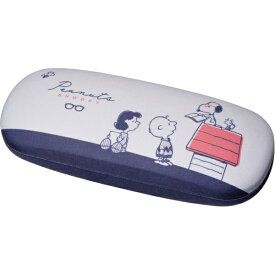 パール｜Pearl スヌーピー クロス付き メガネケース 094424 ネイビー