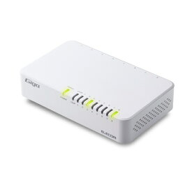 ELECOM｜エレコム スイッチングハブ [8ポート /1Giga対応 /ACアダプタ] プラ筐体 ホワイト EHC-G08PA4-W