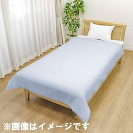 小栗｜OGURI メリーナイト 肌布団カバー ガーゼ ブルー シングル 約140×190cm 肌布団 キルトケット 綿100% 軽量 通気性 ふんわりやさしい肌触り 洗える 夏用寝具 MN140190-76 サックス MN140190-76 [シングルサイズ]