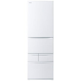 東芝｜TOSHIBA 冷蔵庫 VEGETA（ベジータ）GK マットホワイト GR-W41GK-WU [幅60cm /411L /5ドア /右開きタイプ /2024年]【無料基本設置料】