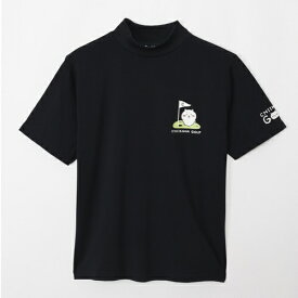 ちいかわGOLF｜Chiikawa Golf ちいかわゴルフ モックネックTシャツ ちいかわグリーン　BK ちいかわゴルフ モックネックTシャツ ちいかわグリーン ブラック 2409-CKG038BK03 [ユニセックス /Mサイズ]