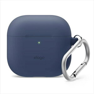 ELAGObGS AirPods4 VRP[X Jo[ Jri t ϏՌ \tg ^ h~ CX[d MagSafe Ή SILICONE HANG CASE W[CfBS W[CfBS