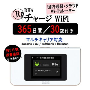 DHA DHANEhWi-Fi[^[ + 30GB365ʐMpbN DHA-RTR-038 [imSIM]ynewlife_campaign_hz