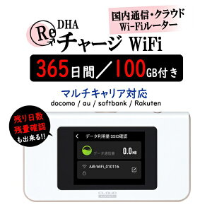 DHA DHANEhWi-Fi[^[ + 100GB365ʐMpbN DHA-RTR-037 [imSIM]ynewlife_campaign_hz