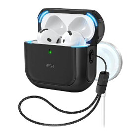 ROA｜ロア AirPods 4対応　ORBIT　MagSafe ハイブリッドケース ブラック