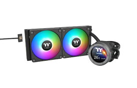 THERMALTAKE｜サーマルテイク 水冷CPUクーラー 120mmファンx2 [LGA2066/2011-3/2011/1851/1700/1200/1156/1155/1151/1150・AM5/AM4/AM3+/AM3/AM2+/AM2/FM2/FM1] TH240 V2 Ultra EX ARGB Sync ブラック CL-W414-PL12SW-A